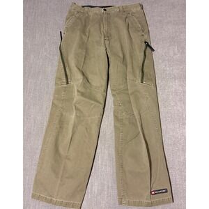 Wearfirst Action Brand Clothing Men's Khaki Cargo Pants Size 33x32